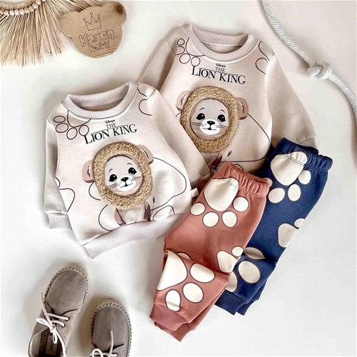 دوتیکه داخل کرکی طرح شیر 6 ماه تا 24 ماه کد 10073