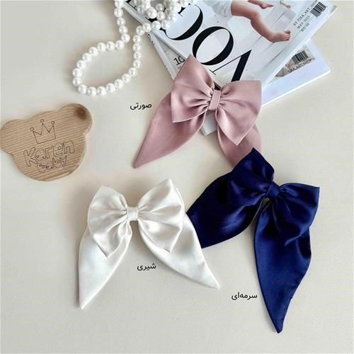 گیره طرح پاپیون سایز بزرگ کد 10241