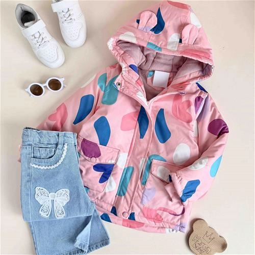 کاپشن رنگی رنگی (ZCL) 3 سال تا 11 سال کد 9942