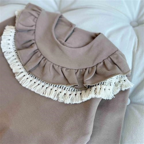 بلوز یقه قلاب بافی 7 سال تا 14 سال کد 9478 (211613 _ 211614)