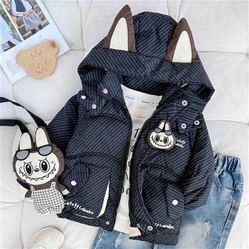 کاپشن بچگانه طرح لبوبو 2 تا 7 سال کد 9939