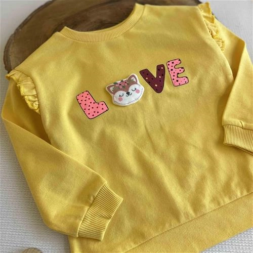 بلوز دخترانه طرح روباه برجسته 1 سال تا 4 سال کد 151526