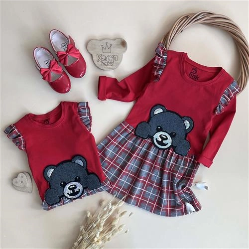 سارافون طرح تدی 3 تا 6 سال کد 171384