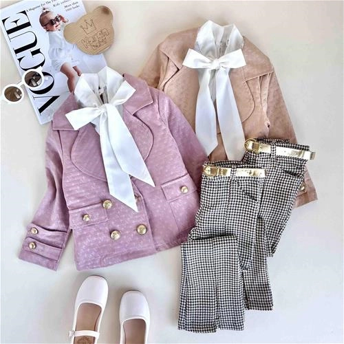 سه تیکه کت و شلوار پیچازی 5 سال تا 8 سال کد 211550