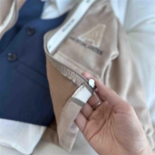 چهارتیکه سویشرت جلیقه و شلوار طرح( A ) 1 سال تا 4 سال کد 211505