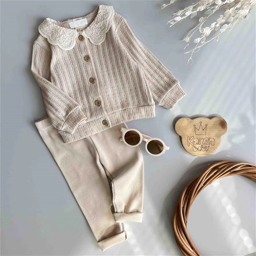 دو تیکه یقه بی‌بی 9 ماه تا 24 ماه کد 205342