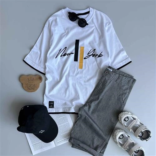 تیشرت پسرانه دوخط 10 سال تا 14 سال کد 206306