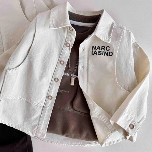 پیراهن کتان پسرانه طرح جلیقه 2 تا 6 سال کد 10275