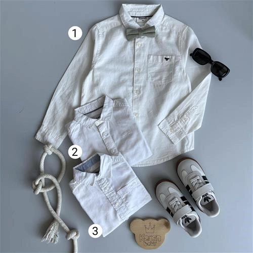 پیراهن سفید پسرانه 5 سال‌ تا 7 سال کد 206349