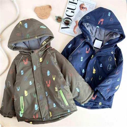 کاپشن طرح دار بچگانه 4 تا 9 سال کد 10730