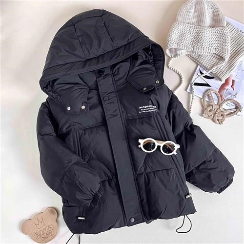 کاپشن دخترانه کلاهدار صورتی 6 سال تا 12 سال کد 9714