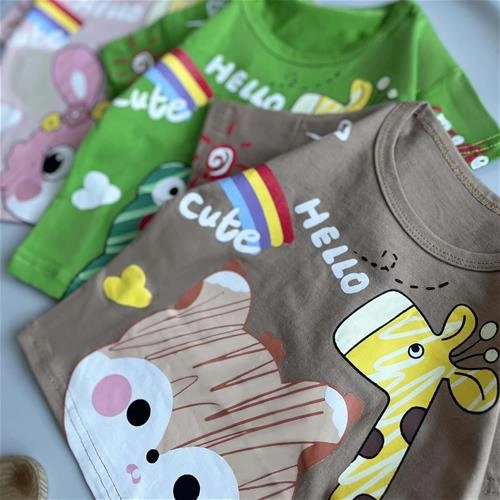 تیشرت طرح حیوانات  2 سال تا 7 سال کد 192111