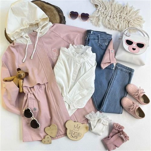 بارانی دخترانه 6 سال تا 14 سال کد 152291