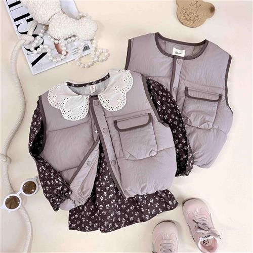 پافر بچگانه جیبدار 2 تا 6 سال کد 10353