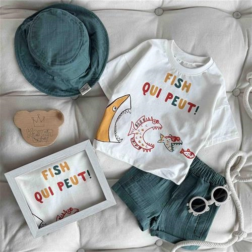 سه تیکه کوسه کلاهدار 1 سال تا 3 سال کد 221150