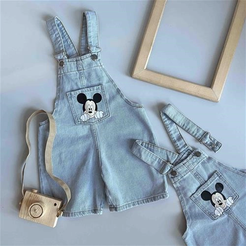 بیلر شلوارکی جیبدار میکی  2 سال تا 6 سال کد 205333