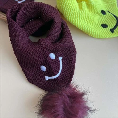 شال کلاه طرح لبخند 1 سال تا 14 سال کد 151319