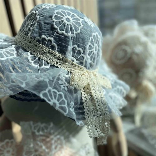 کلاه حصیری توری گلدار 18 ماه تا 10 سال کد 204170