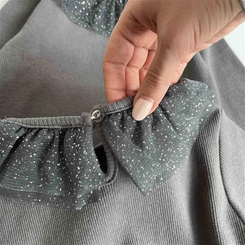 دو تیکه بلوزدامن اکلیل‌دار 2 سال تا 6 سال کد 205288