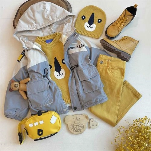 کاپشن پسرانه داخل کرکی ۳ سال تا ۸ سال کد 152179