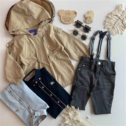 بارانی کتان 4 سال تا 8 سال کد 152228