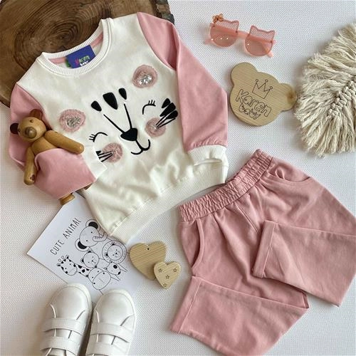 دوتیکه طرح گربه 18 ماه تا 6 سال کد 151404