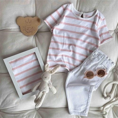 تیشرت راه راه 2 سال تا 4 سال کد 222125