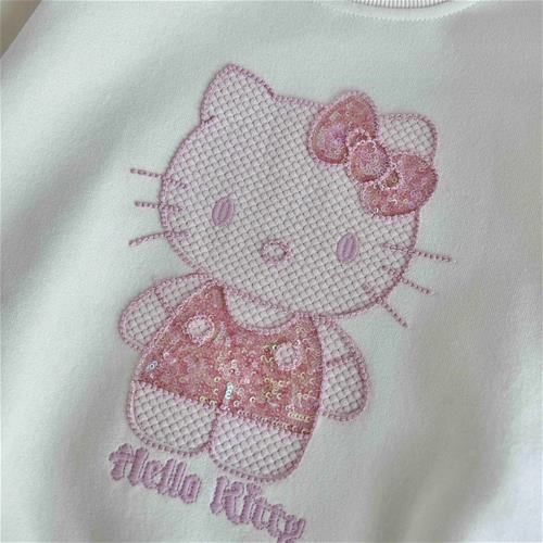 بلوز دورس طرح کیتی 5 تا 9 سال کد 9913