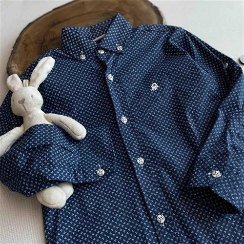 شومیز پسرانه طرح بوفی ۴ سال تا ۱۱ سال کد 97312150 