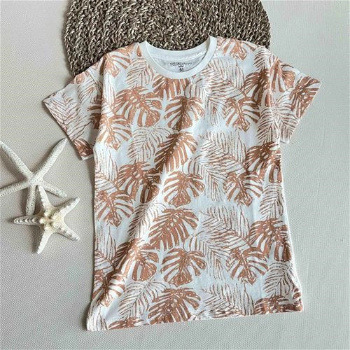 تیشرت طرح برگ 5 سال تا 8 سال کد 161227