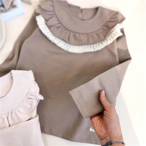 بلوز یقه قلاب بافی 7 سال تا 14 سال کد 9478 (211613 _ 211614)