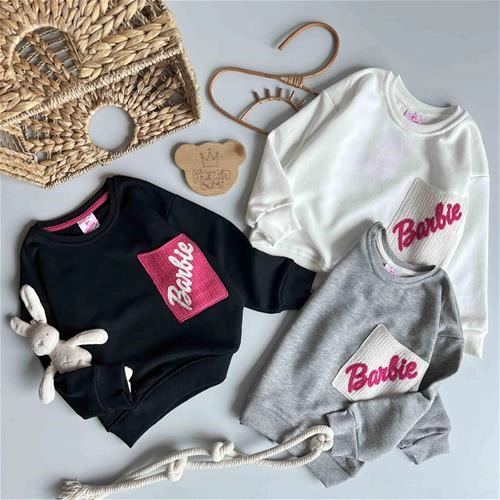 بلوز طرح جیب بافت باربی 4 سال تا 9 سال کد 205150