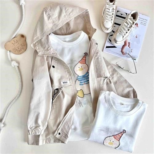 بارانی بچگانه طرح (Smile) 8 سال تا 11 سال کد 10235