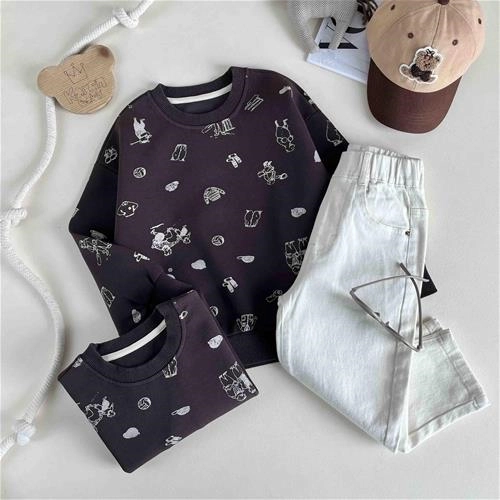 بلوز دورس بچگانه قهوه‌ای 6 تا 10 سال کد 10401