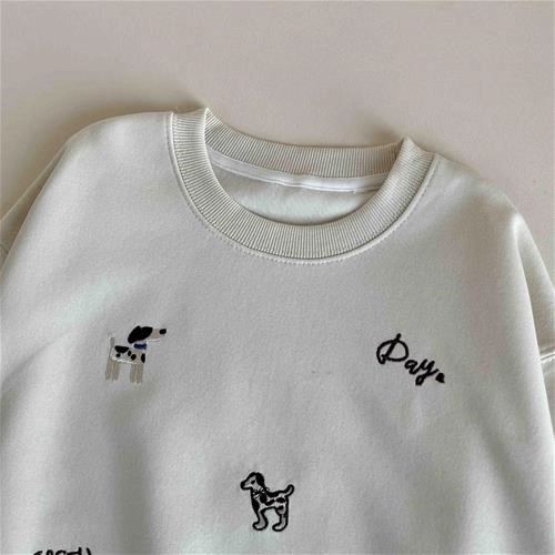 بلوز بچگانه طرح سگ 9 تا 15 سال کد 10033