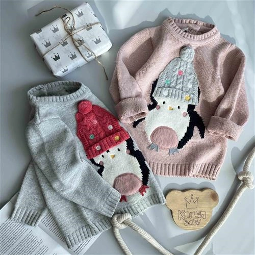 بافت طرح پنگوئن 1 سال تا 5 سال کد 201348