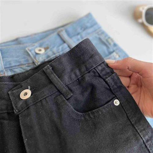 شلوار جین کارگو پایین کش 6 سال تا 15 سال کد8340 (205276 _ 205277)