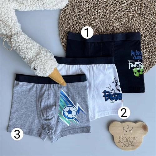 شورت پادار پسرانه تکی 1 تا 10 سال کد  183121