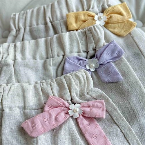 دوتیکه تاپ و شلوارک پاپیون رنگی 9 ماه تا 2 سال کد 206120