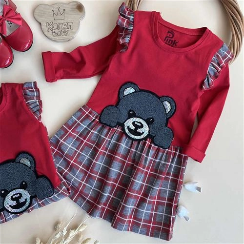 سارافون طرح تدی 3 تا 6 سال کد 171384