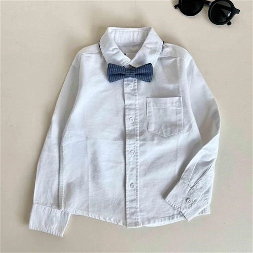 پیراهن سفید (T&D) 2 سال تا 12 سال کد 10095