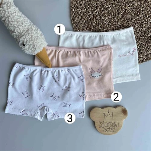 شورت پادار دخترانه تکی 1 سال تا 12 سال کد 204150