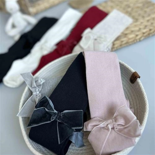 جوراب شلواری طرح پاپیون 1 سال الی 12 سال کد 204108