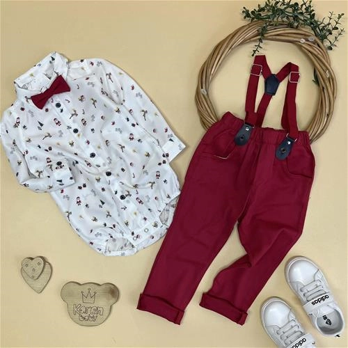 چهارتیکه پاپیون دار 3 ماه تا 18 ماه کد 171389