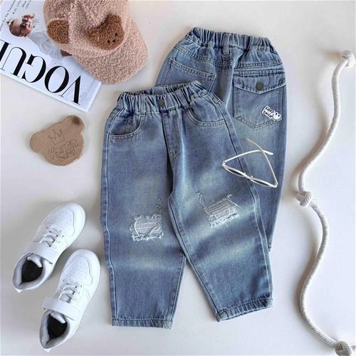 شلوار جین زاپدار بچگانه 2 سال تا 6 سال کد 10163