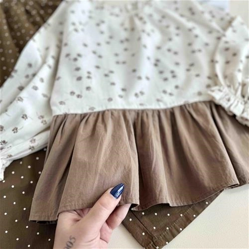 شومیز گل گلی 5 سال تا 9 سال کد 10208