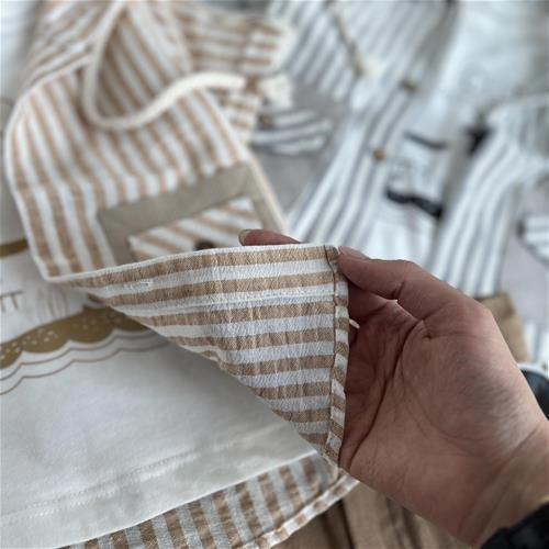 سه تیکه راه راه کلاهدار 2 سال تا 5 سال کد 206266